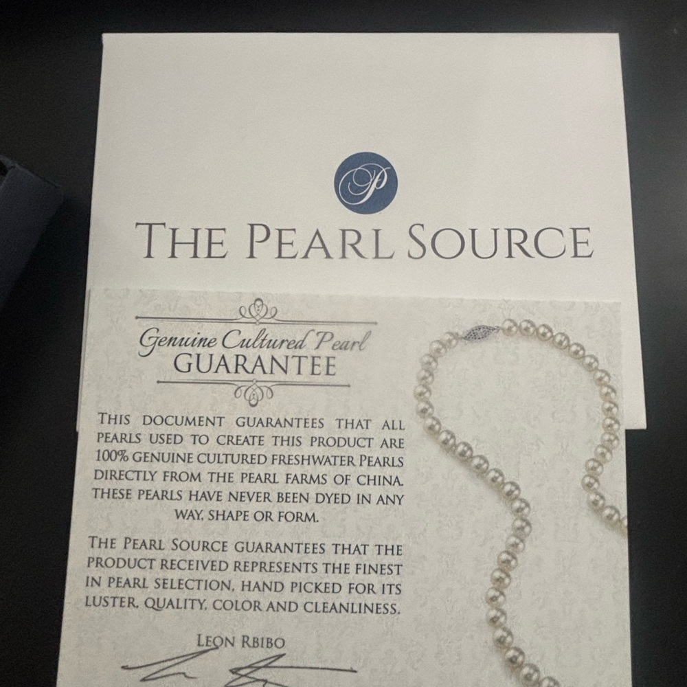 SET (2) The Pearl Source AAA Quality Pink Pearl Necklace and Bracelet Set New - Picture 4 of 11